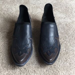 NWOT Free People western loafers